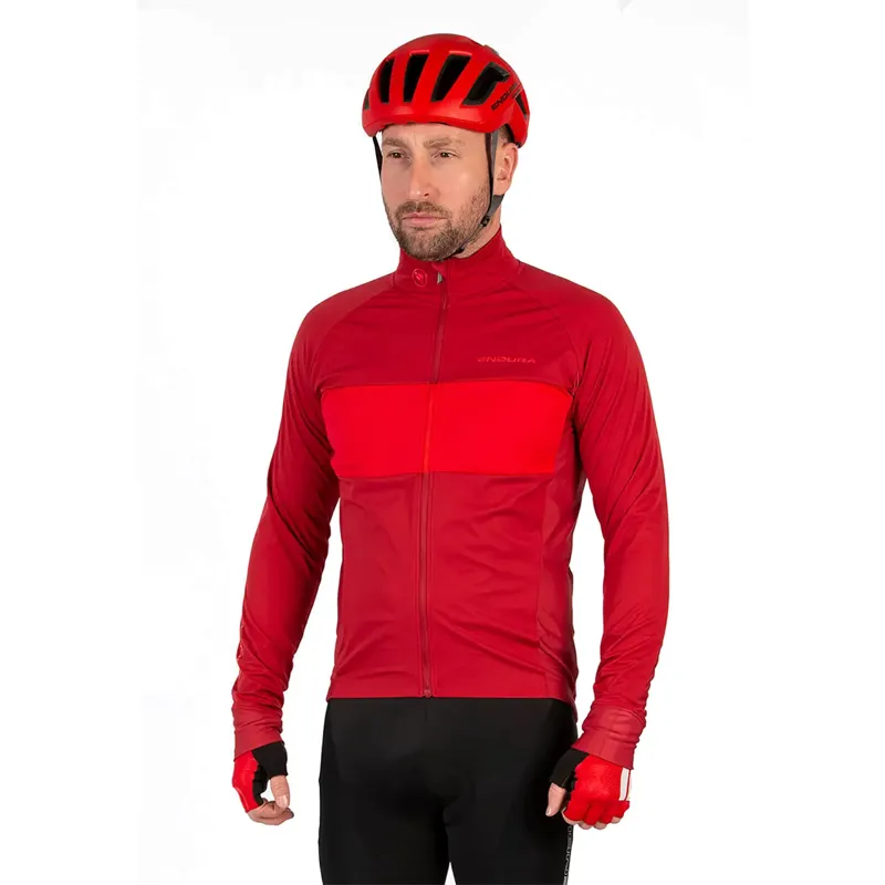 Endura FS260 Pro Jetstream L/S Jersey II Rust Red-3